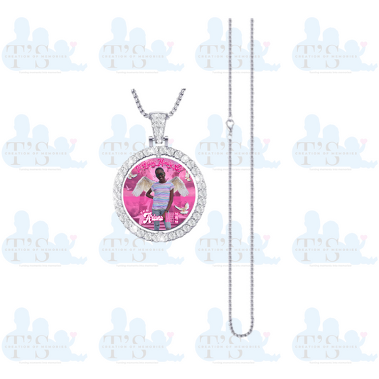 Photo Pendant with Necklace - Memorial
