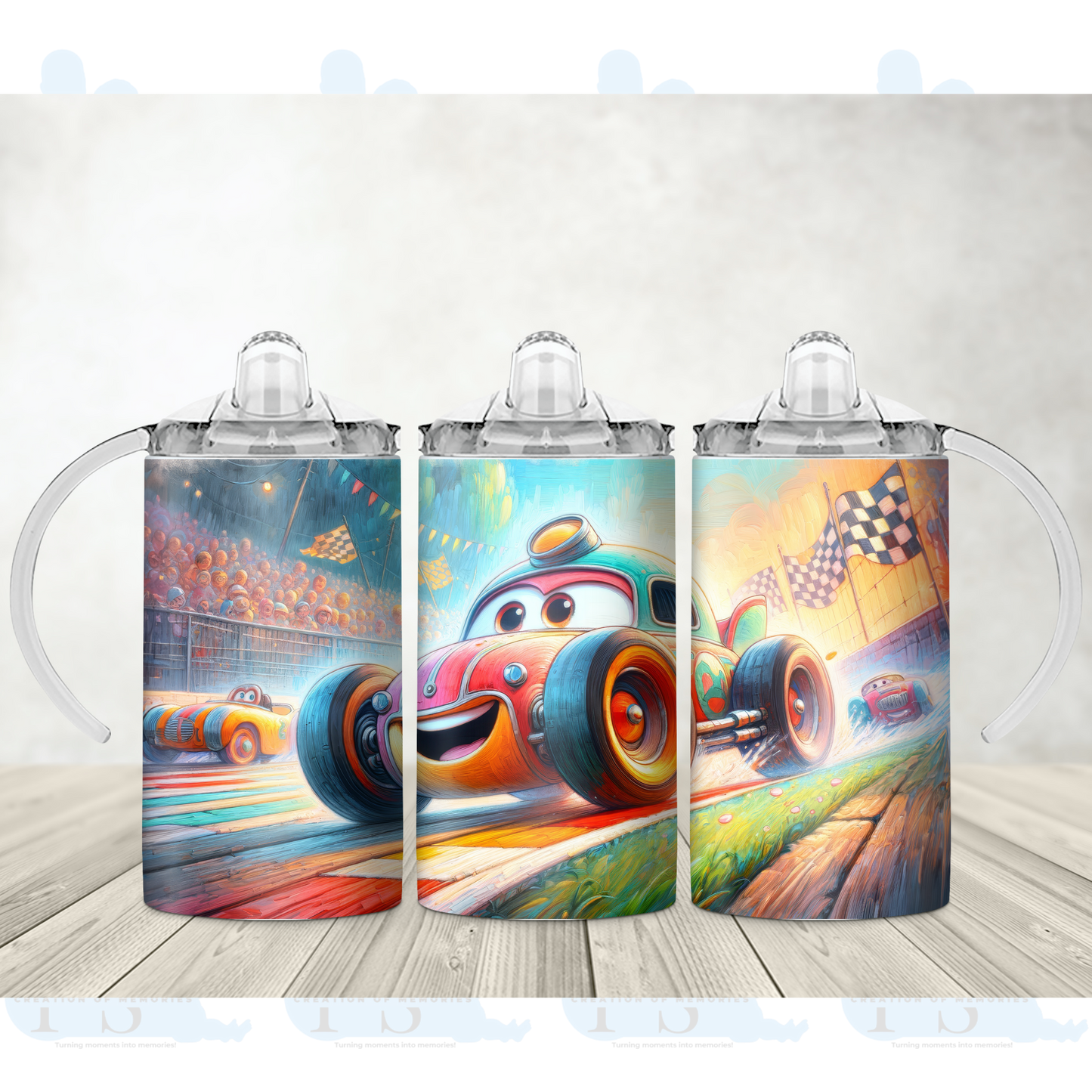 Kids Sippy Cup with Spout - 'Car'