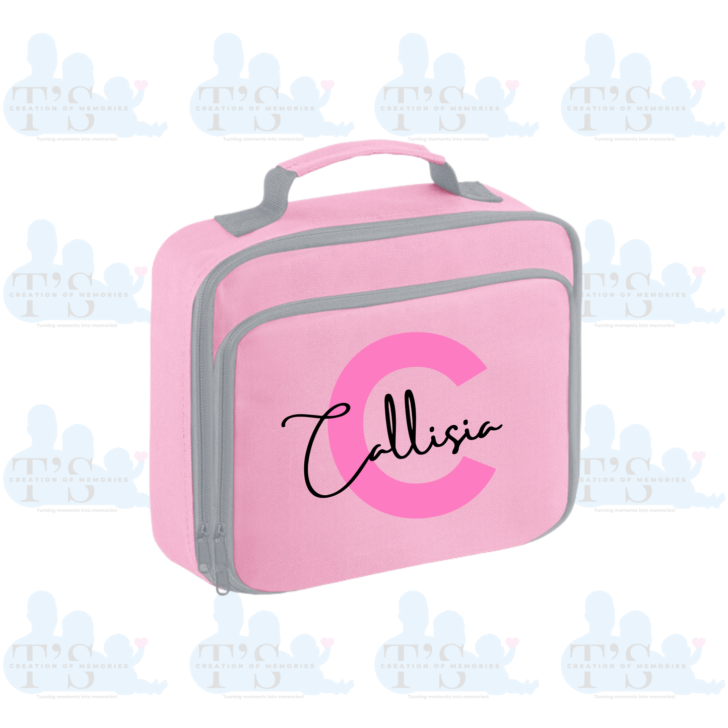 Lunch Cooler Bag with Front Zip Pocket
