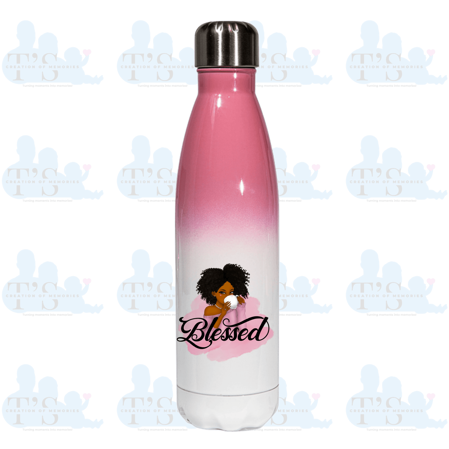 Bowling water bottle 'Blessed'