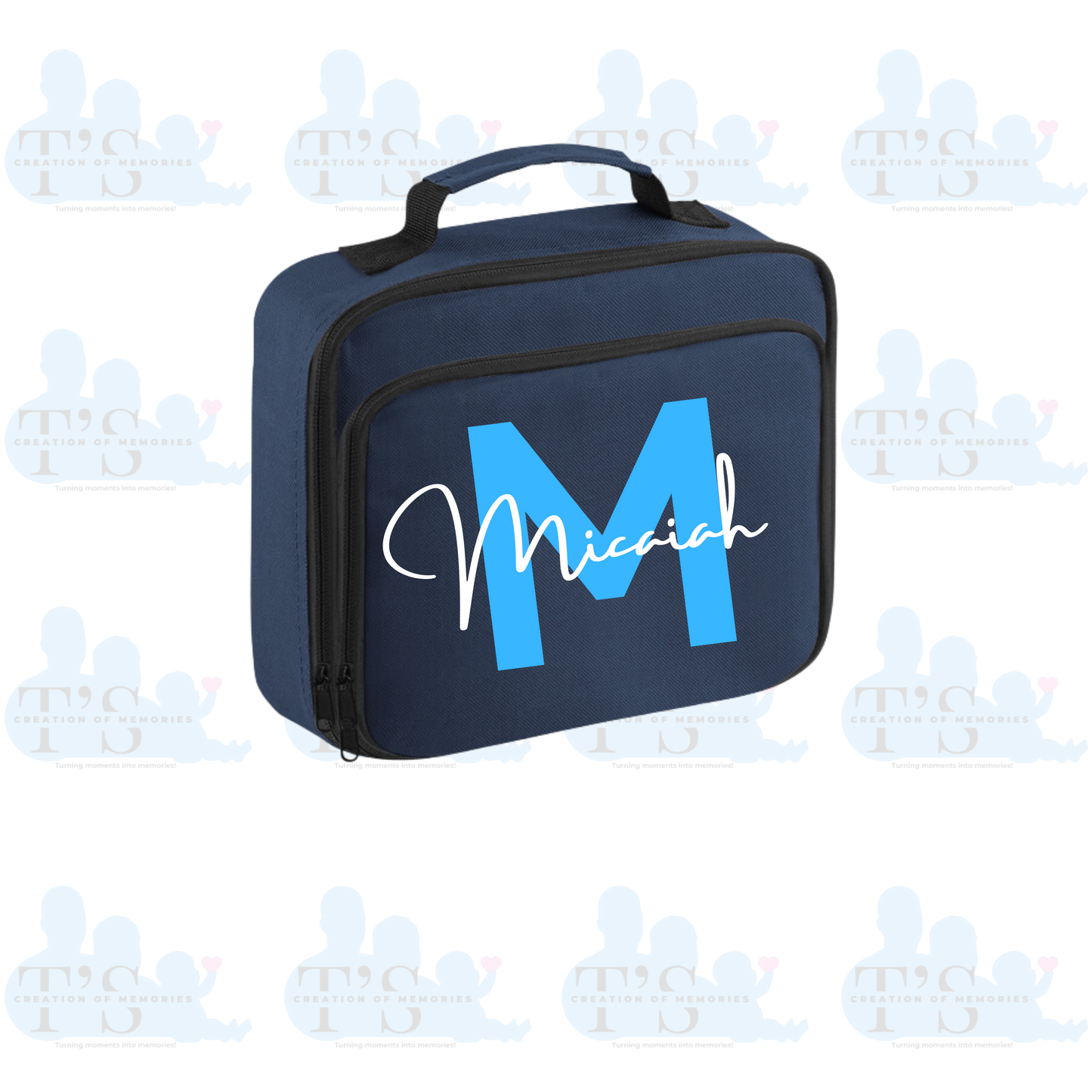 Lunch Cooler Bag with Front Zip Pocket