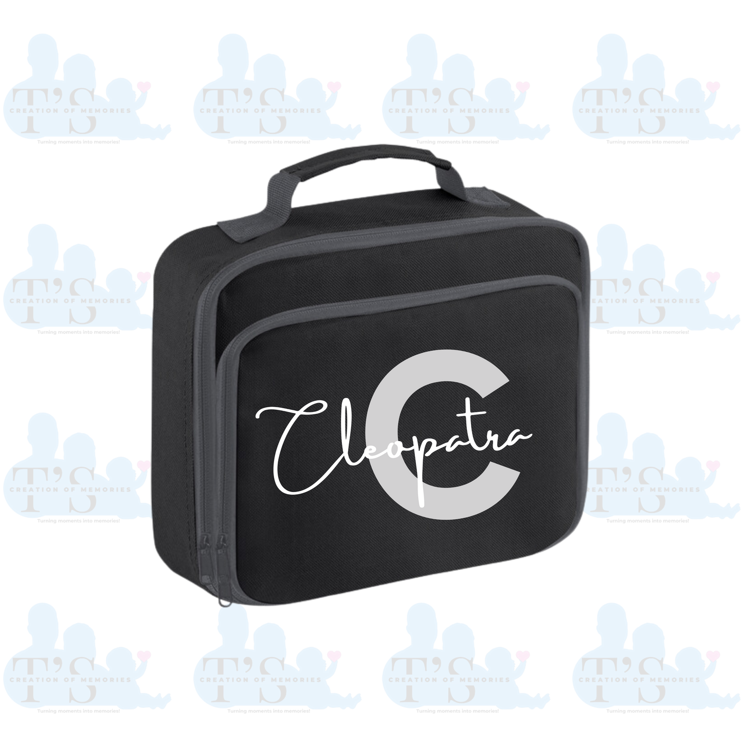 Lunch Cooler Bag with Front Zip Pocket