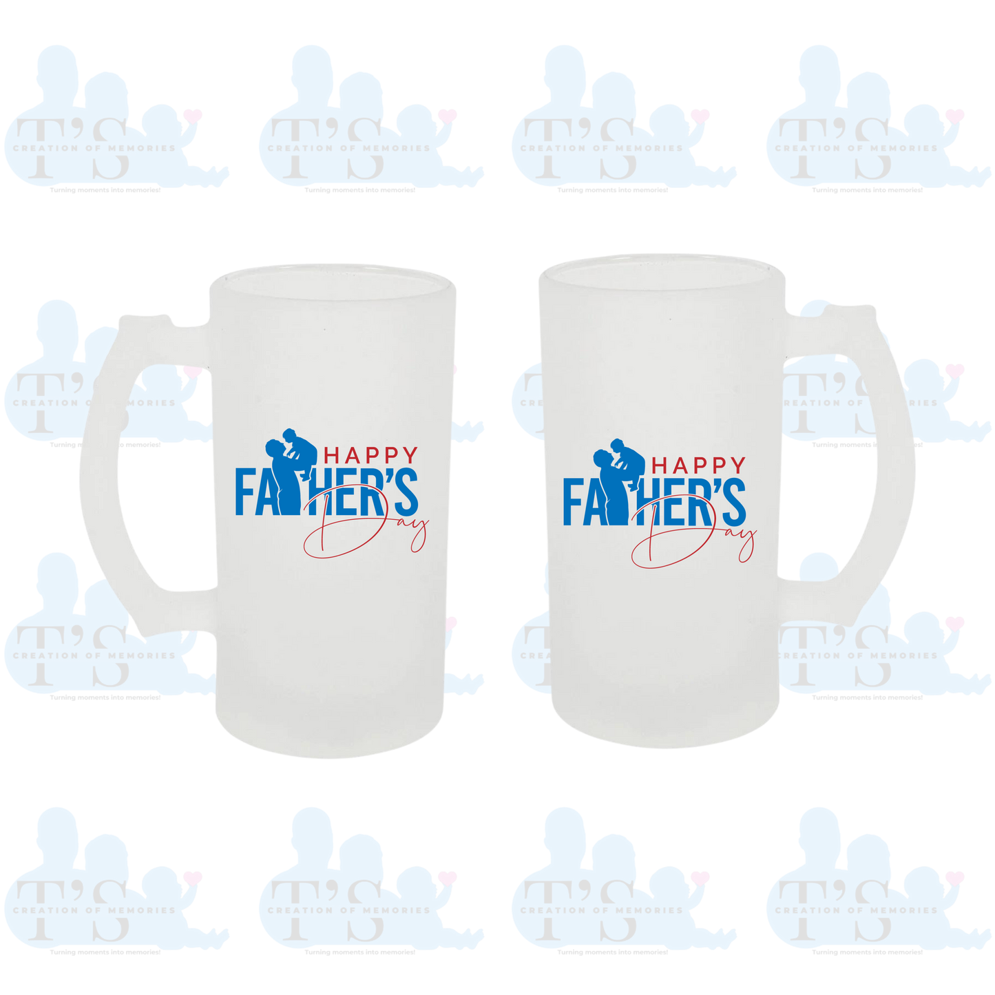 Mugs - Frosted Glass 'Father's Day'
