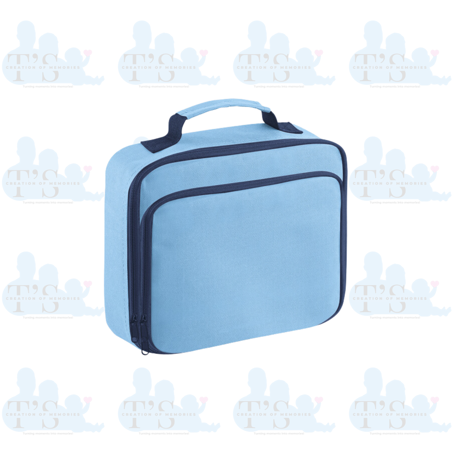 Lunch Cooler Bag with Front Zip Pocket
