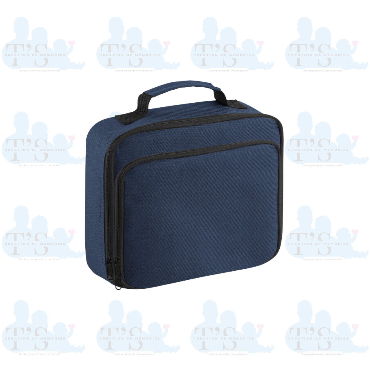 Lunch Cooler Bag with Front Zip Pocket