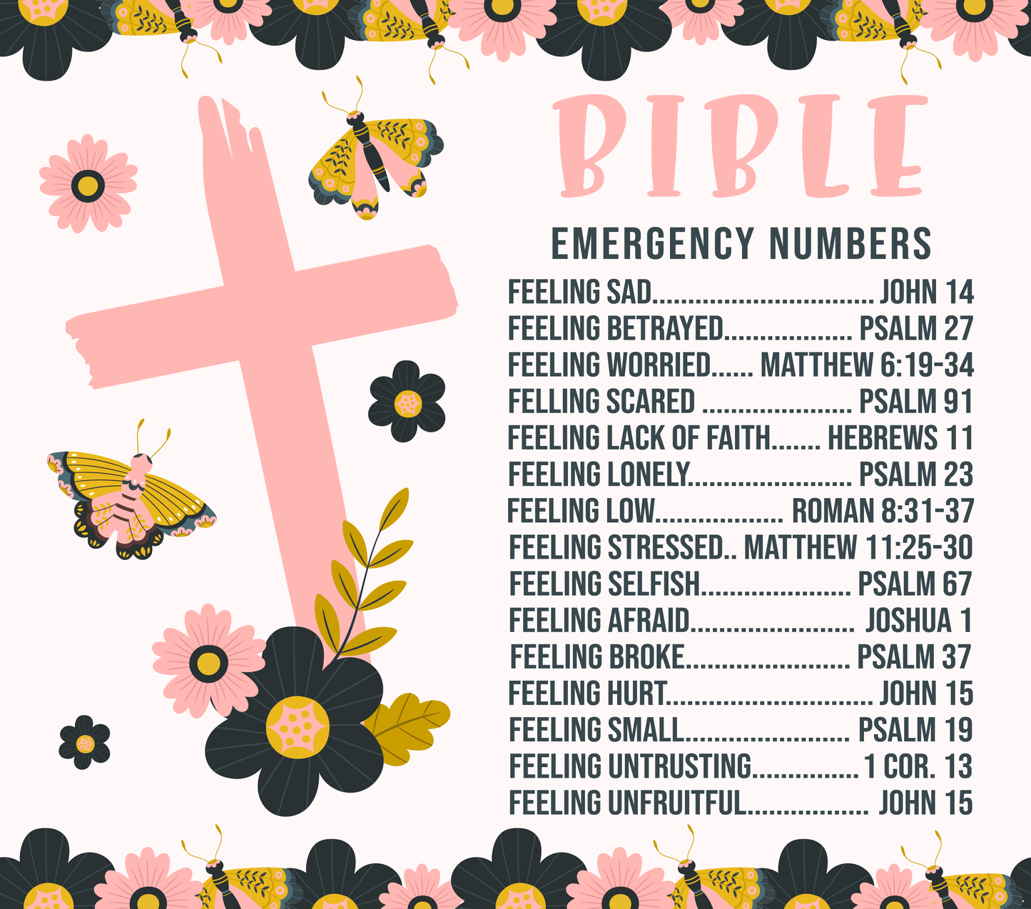 Skinny Tumbler "Bible Emergency"