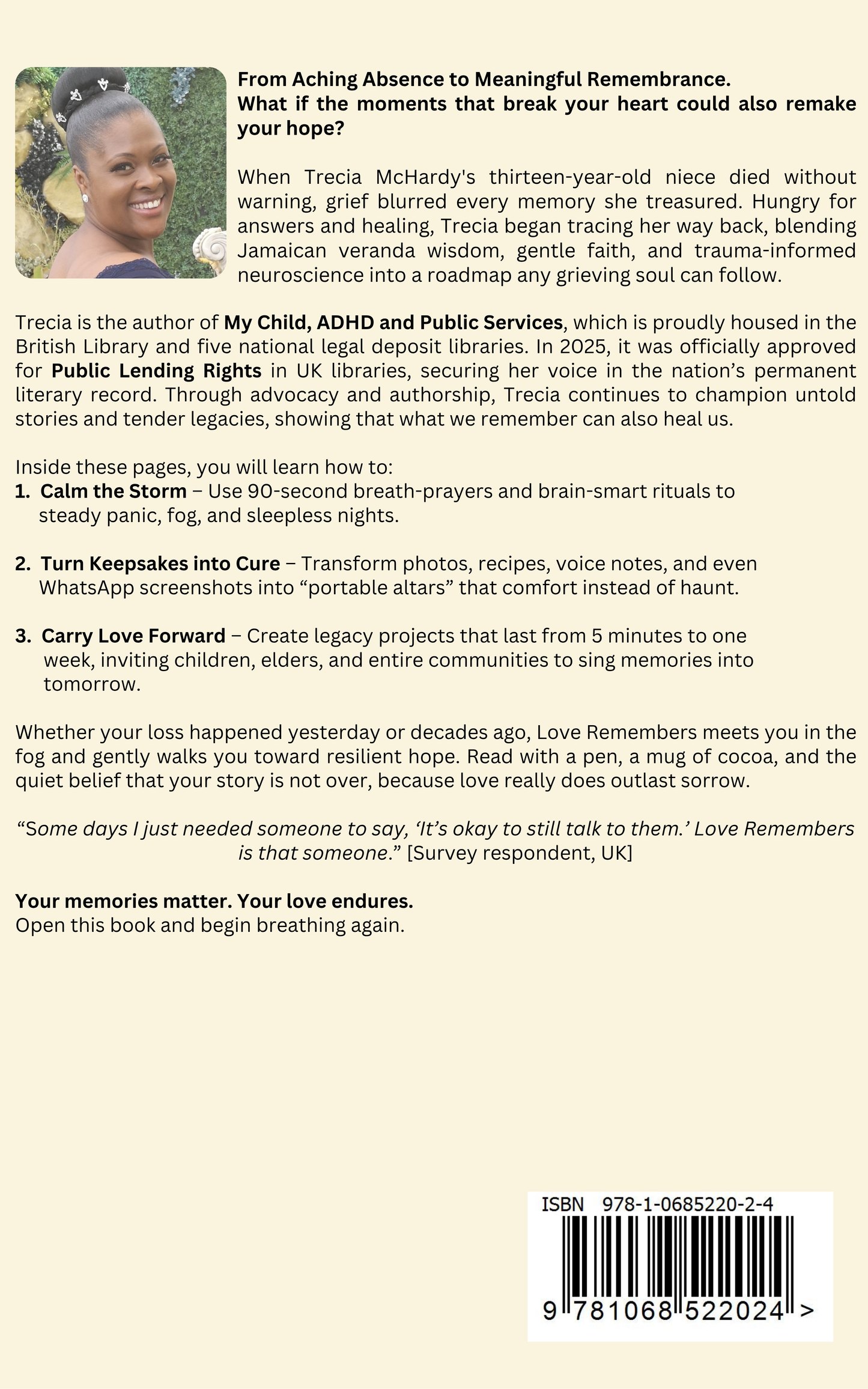 Love Remembers: A Guide to Grief, Memories and Keepsakes