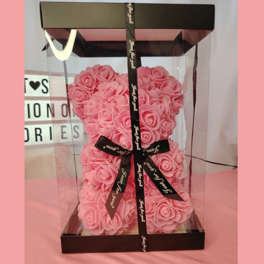 Pink Flower Teddy - Mother's Day Edition