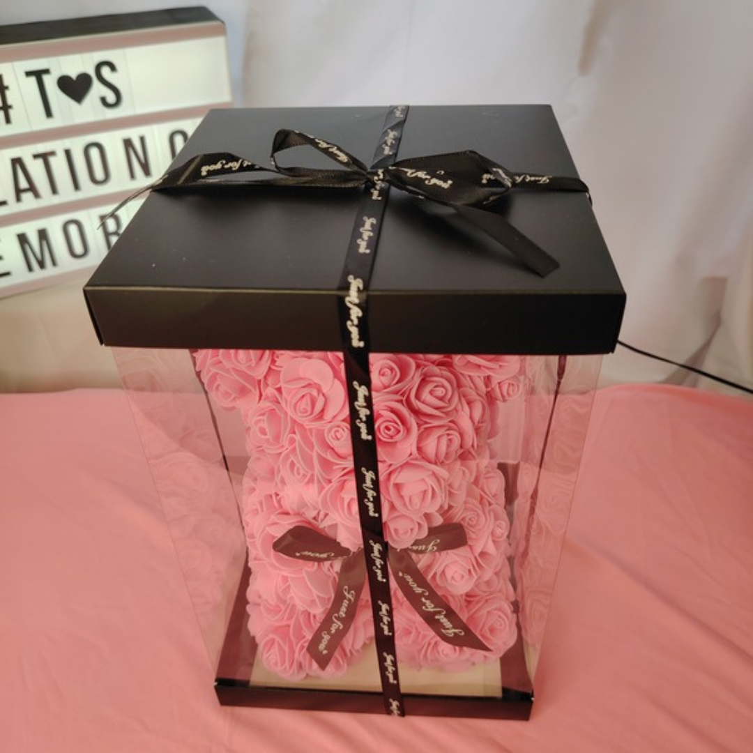 Pink Flower Teddy - Mother's Day Edition