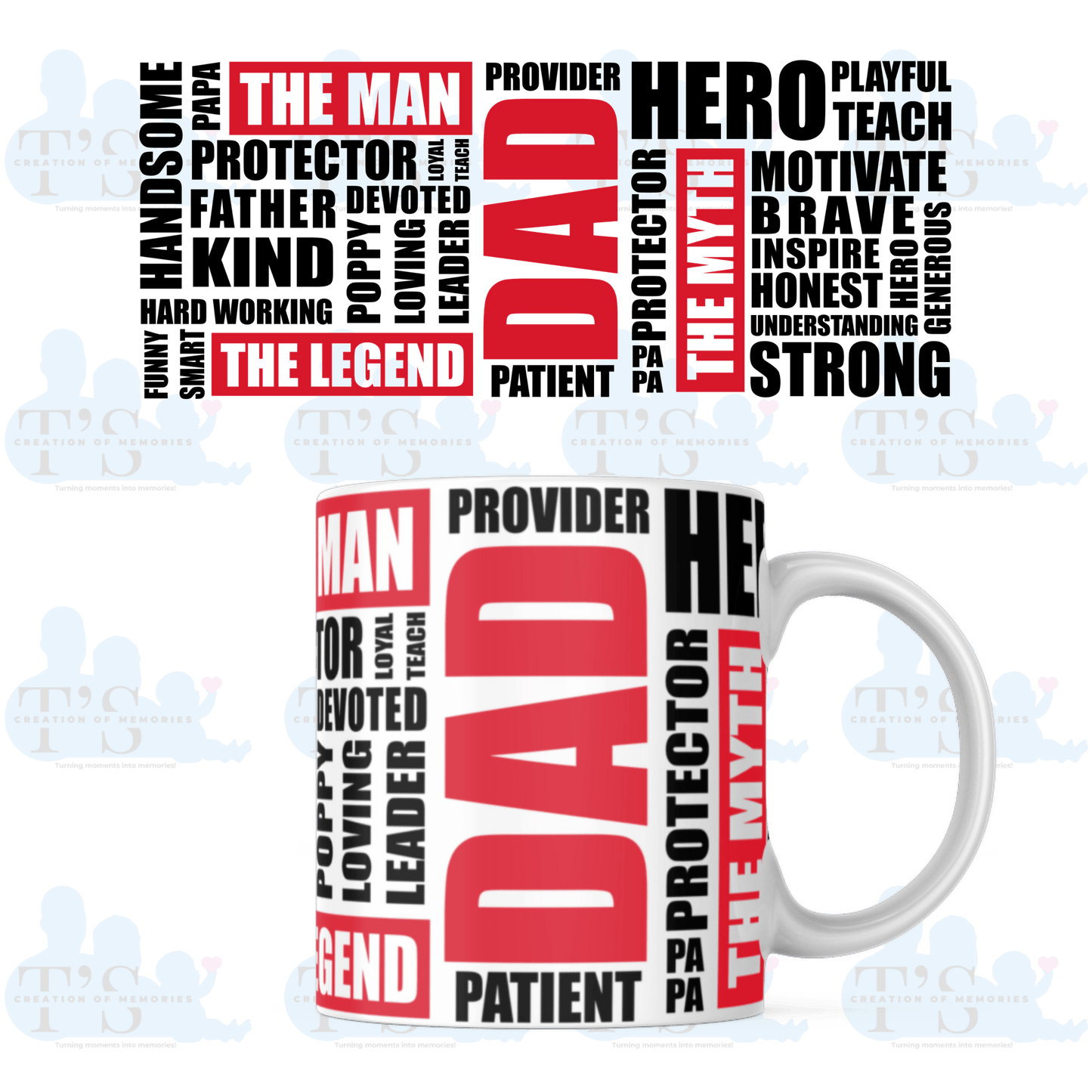 Coffee Mug 'Dad - The man'
