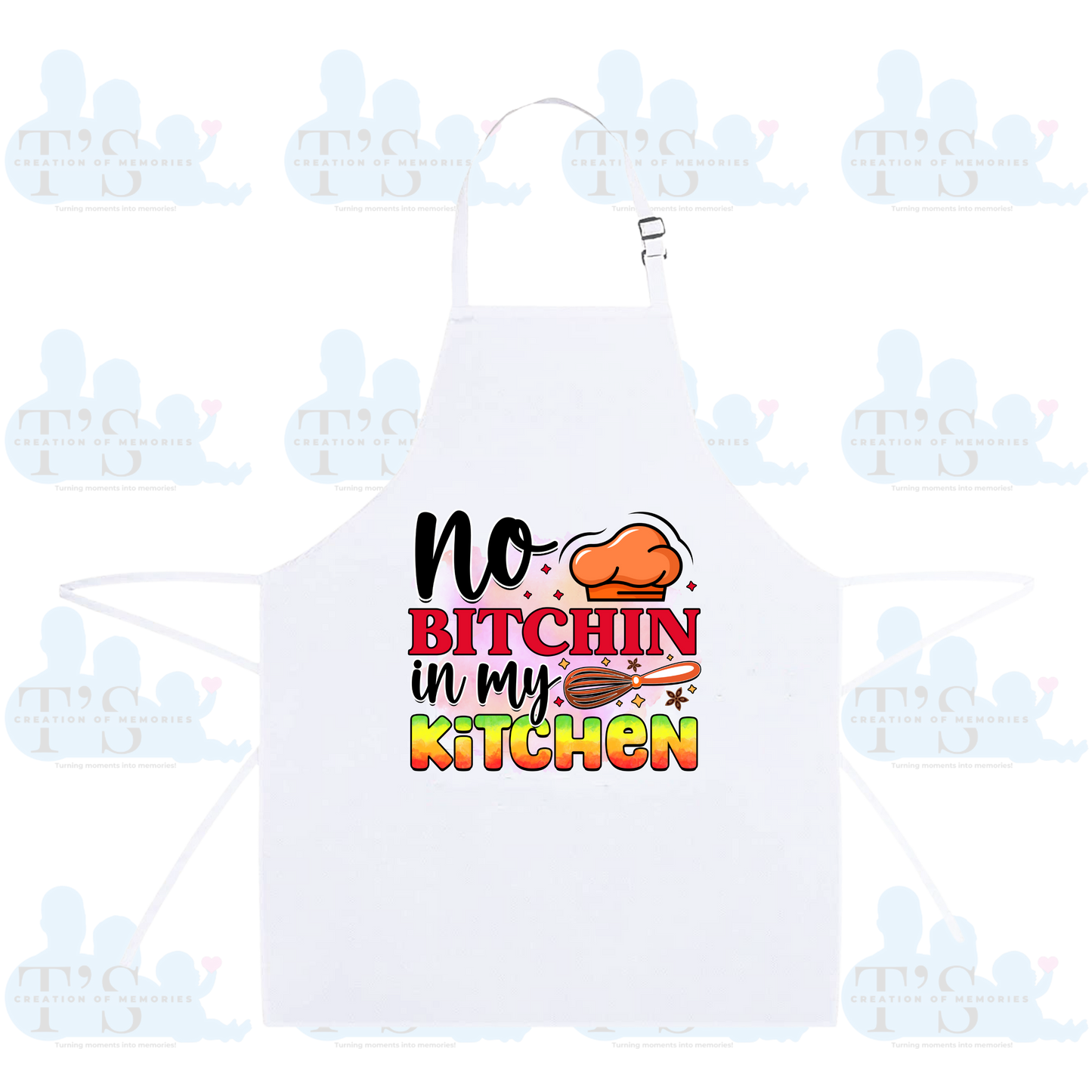 Cooking Kitchen Apron - 'No Bitchin in my Kitchen'