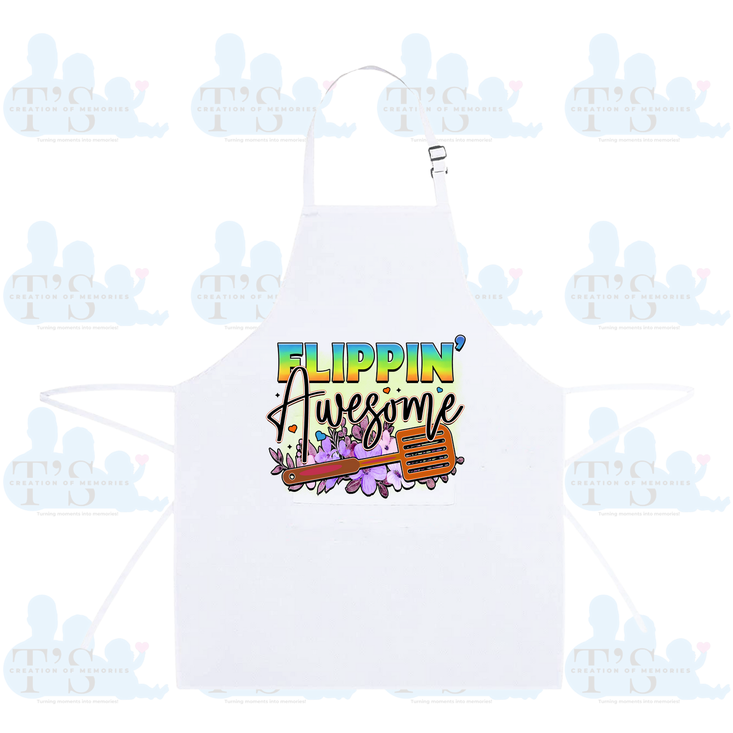 Cooking Kitchen Apron - 'Flippin Awesome'