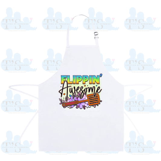Cooking Kitchen Apron - 'Flippin Awesome'