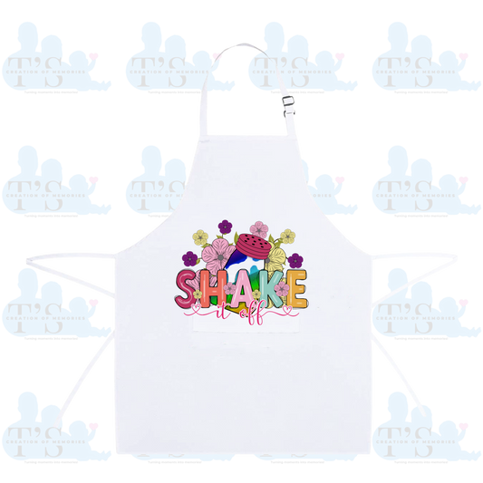 Cooking Kitchen Apron - 'Shake it off'