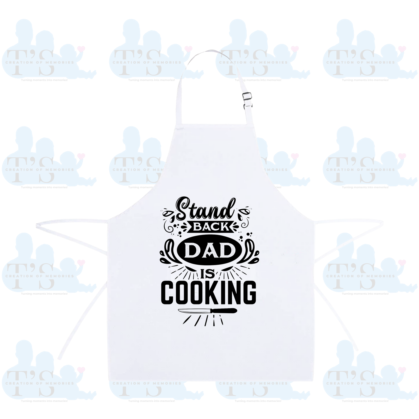 Cooking Kitchen Apron - 'Stand back - dad cooking'