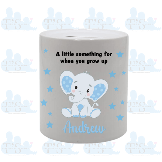 Ceramic Money Pot - 'New baby'