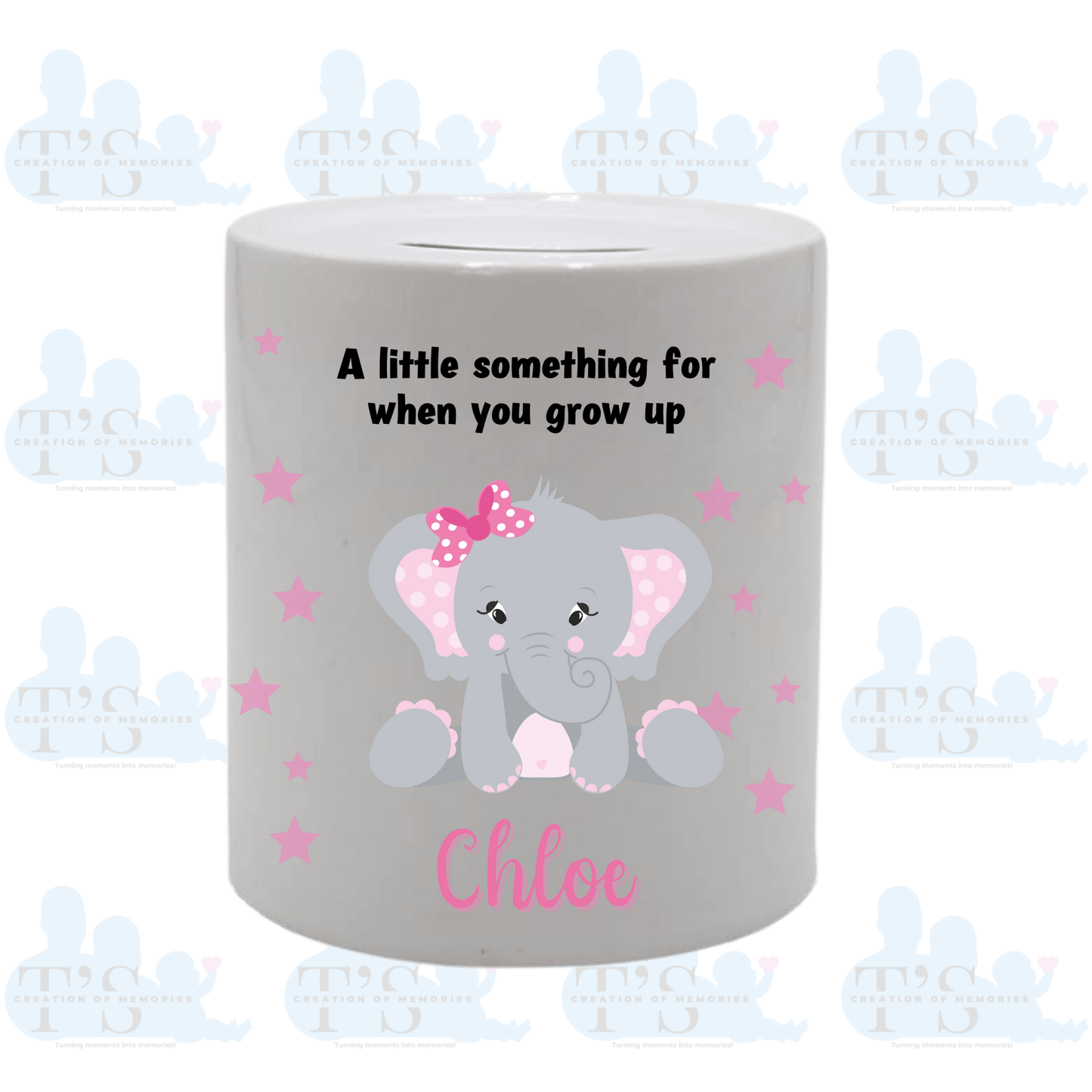 Ceramic Money Pot - 'New baby'