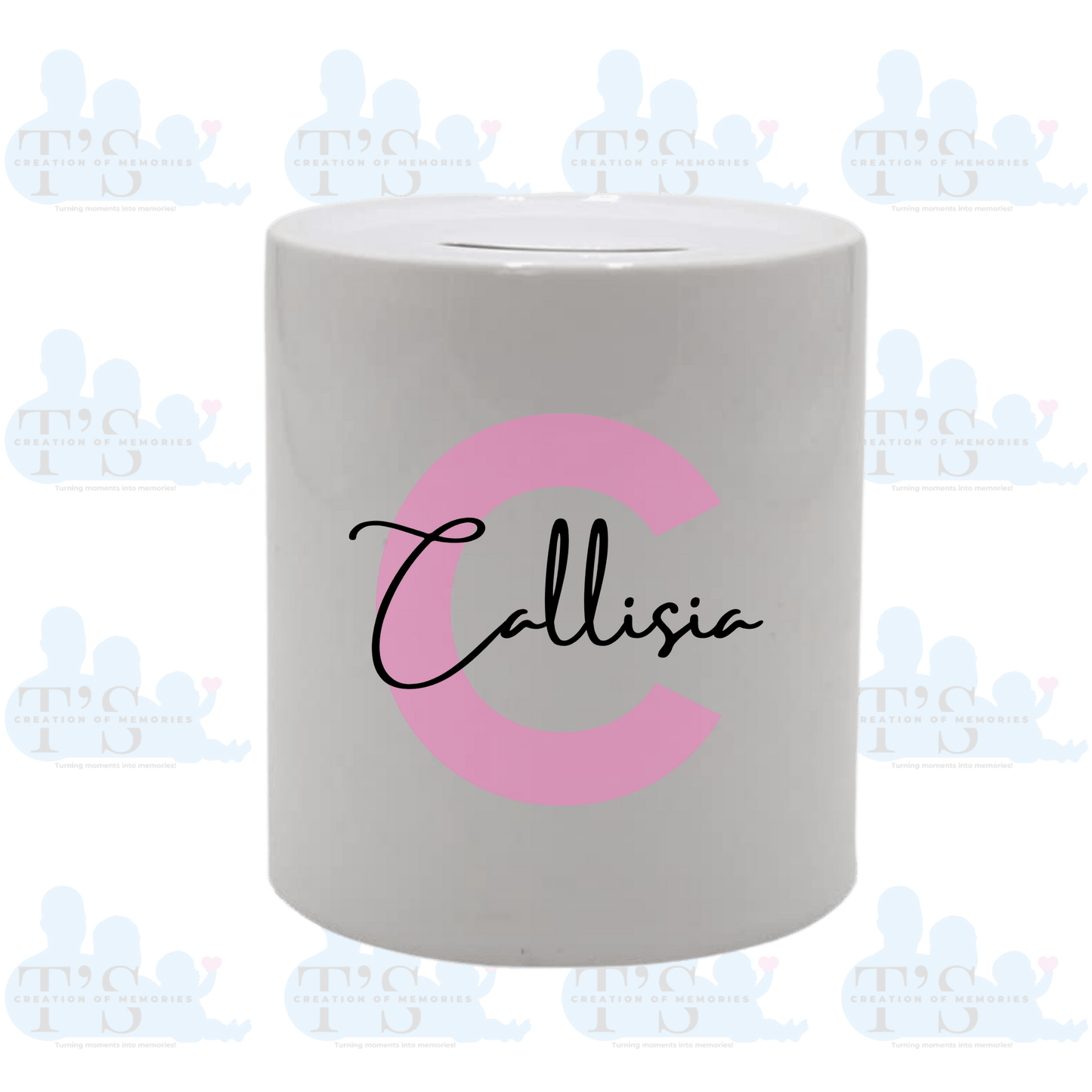 Ceramic Money Pot - Letter/name