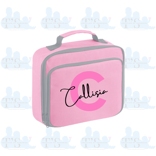 Lunch Cooler Bag with Front Zip Pocket