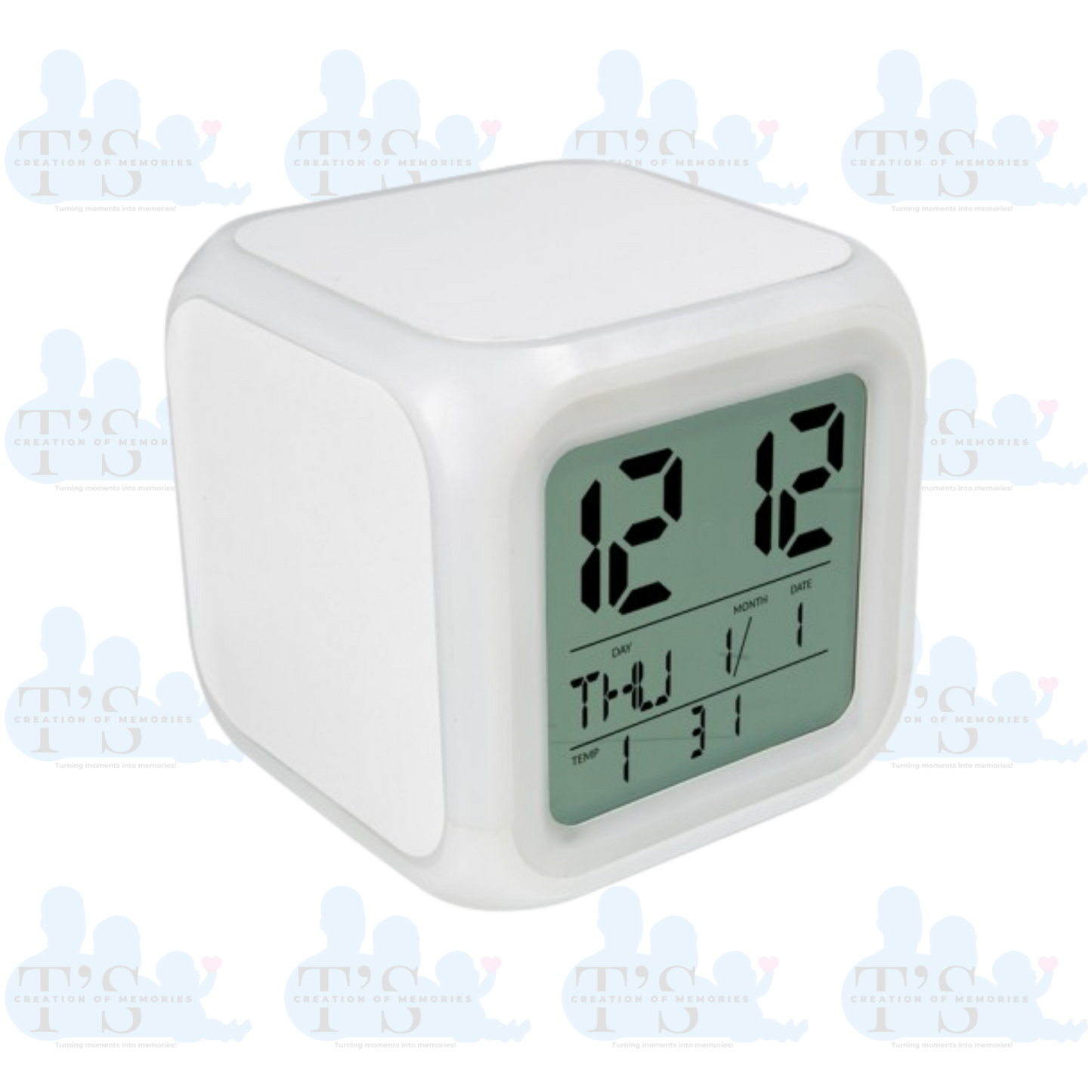 Digital LED Colour Changing Alarm Clock