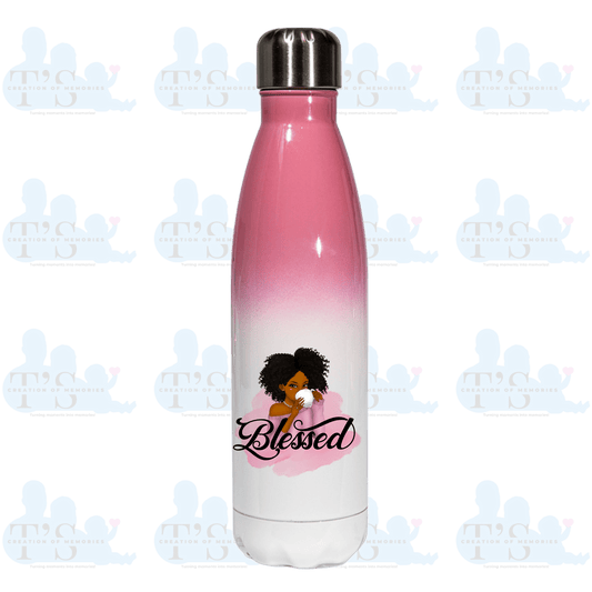 Bowling water bottle 'Blessed'