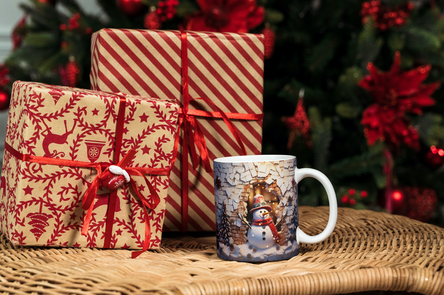Coffee Mug - full wrap 'Christmas' MULTIPLE DESIGNS