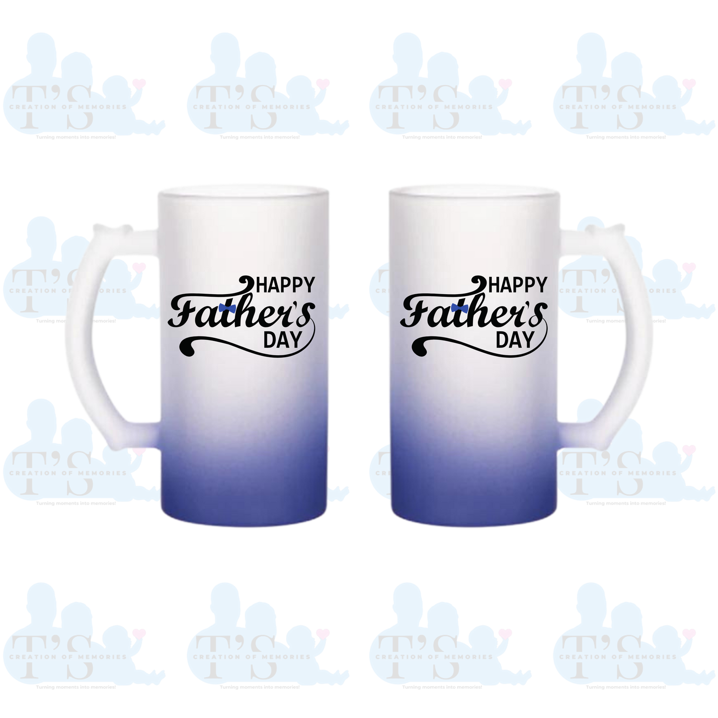 Mugs - Gradient Frosted Glass 'Father's Day'