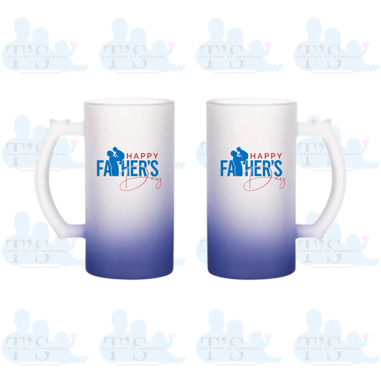 Mugs - Gradient Frosted Glass 'Father's Day'