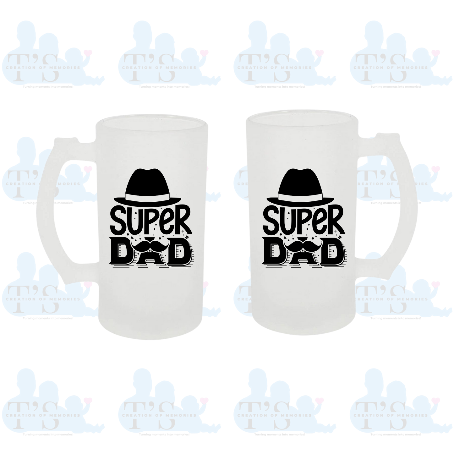Mugs - Frosted Glass 'Father's Day'