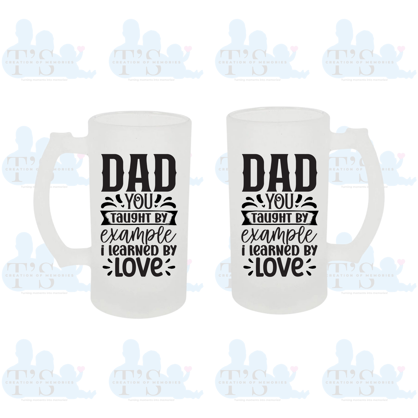 Mugs - Frosted Glass 'Father's Day'