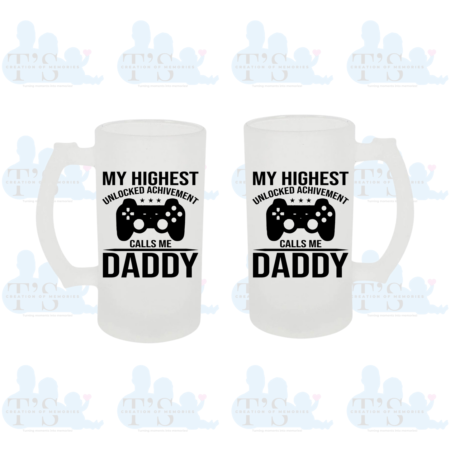 Mugs - Frosted Glass 'Father's Day'