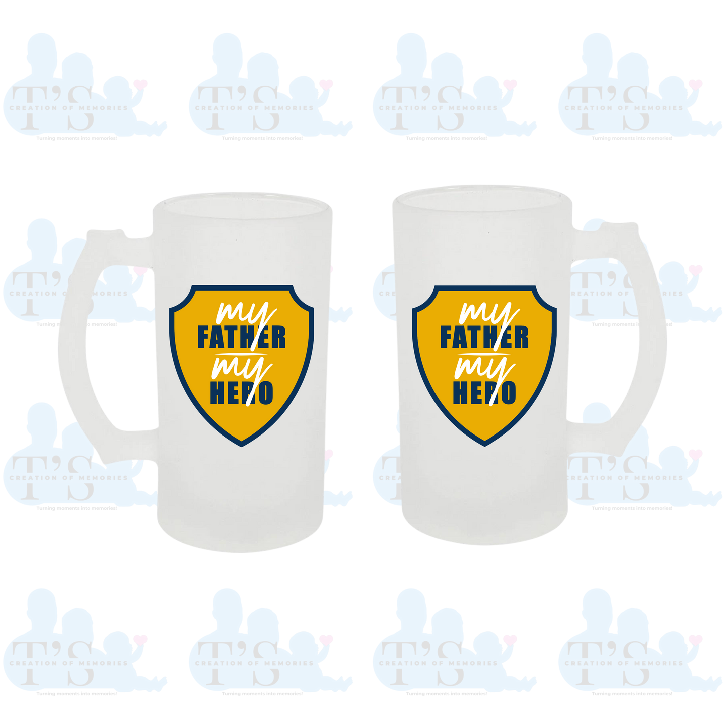 Mugs - Frosted Glass 'Father's Day'