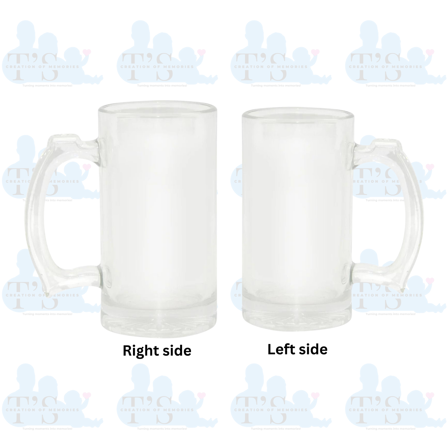 Glass - Clear 'Trigger' Beer Steins