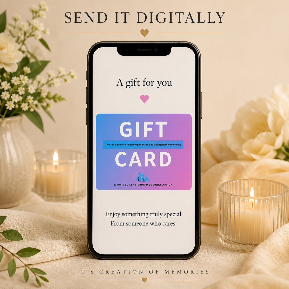 T'S Creation of Memories Gift Card