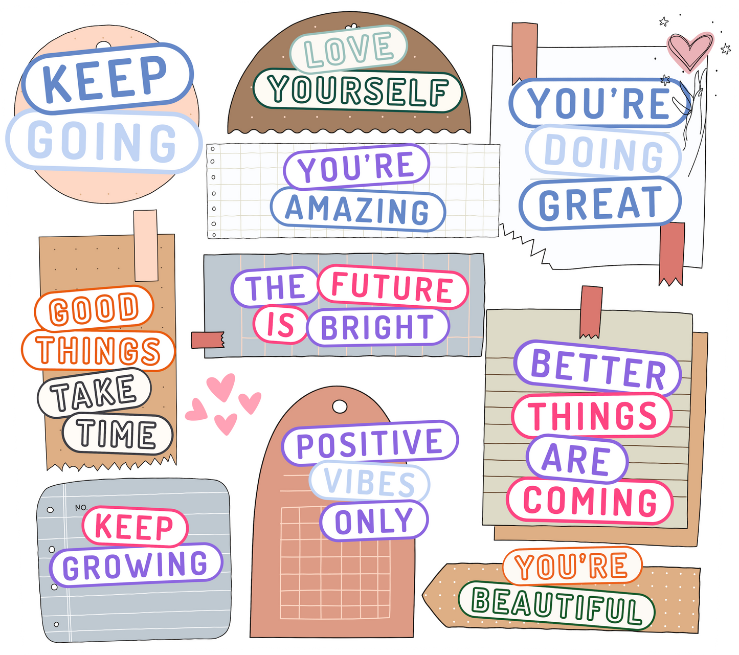 Skinny Tumbler "Keep Going"