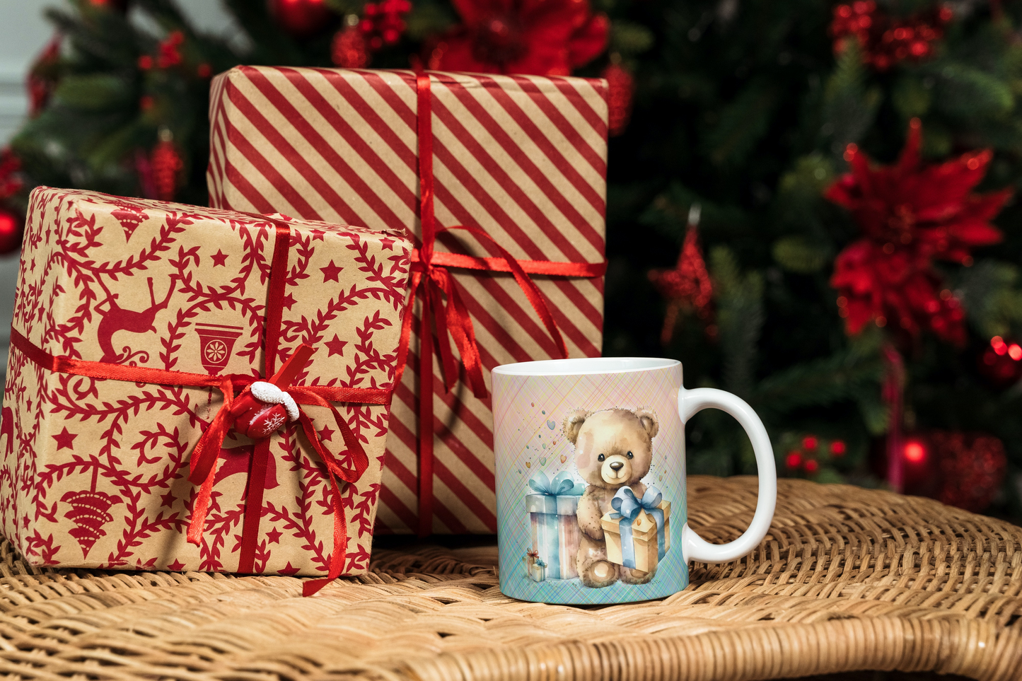 Coffee Mug - full wrap 'Christmas' MULTIPLE DESIGNS