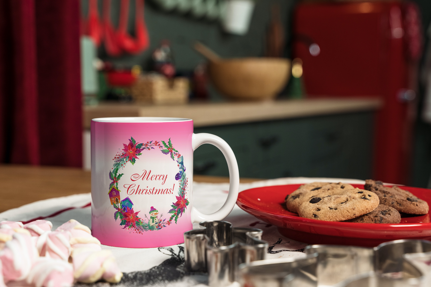 Coffee Mug - full wrap 'Christmas' MULTIPLE DESIGNS